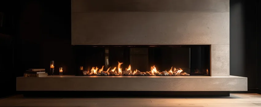 Gas Fireplace Ember Bed Design Services in New London, Connecticut