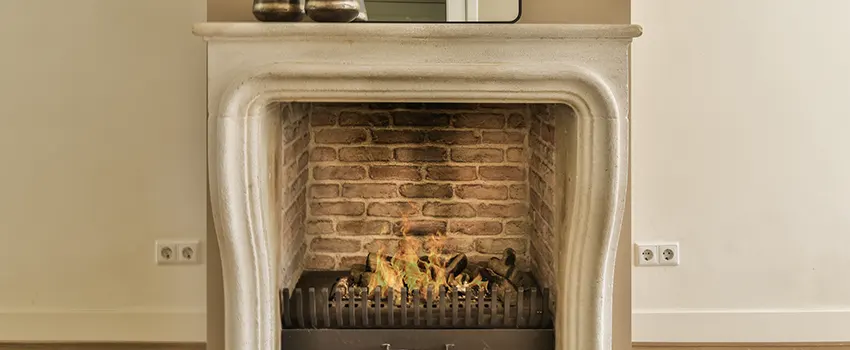 Vintage-style Fireplace Redesign in New London, Connecticut