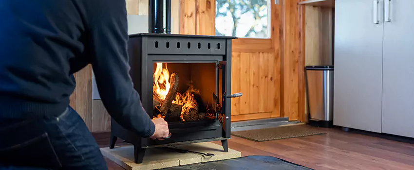 Open Hearth Wood Fireplace Installation in New London, CT