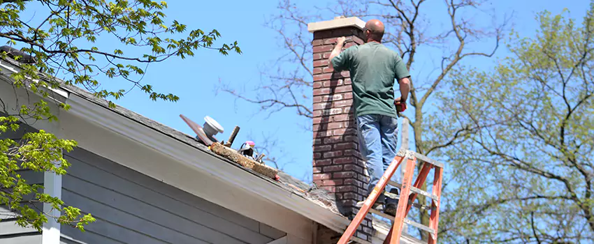 Vinyl and PVC Chimney Flashing Installation in New London, CT