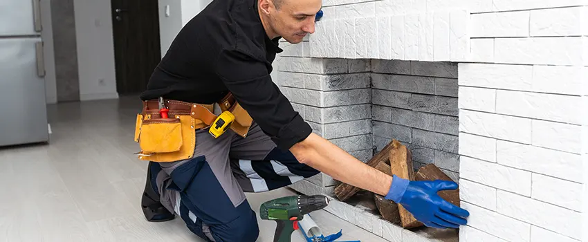 Fireplace Damaged Damper Frame Repair Services in New London, Connecticut