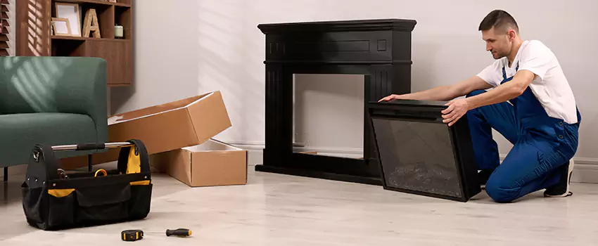 Old Rusted Metal Fireplace Repair And Replacement in New London, CT